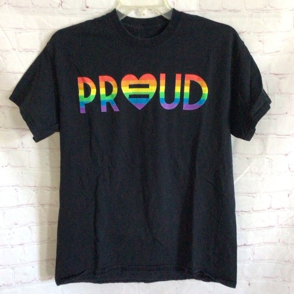 Spencer's Tops - Spencer’s PROUD Equality Rainbow Pride Short Sleeve Top - Size Medium